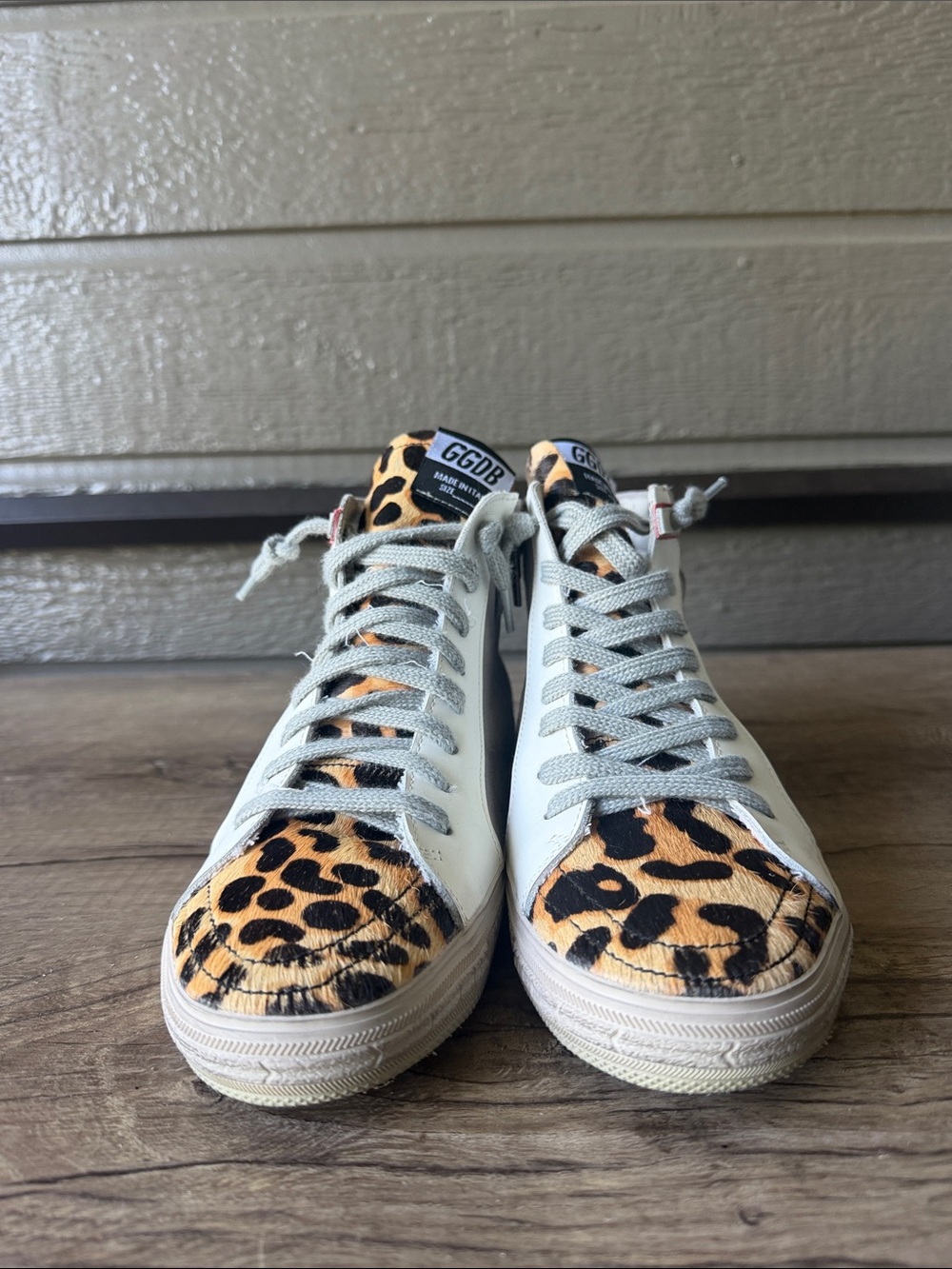 Golden Goose Women's White and Silver Sneakers size 38 - Picture 3 of 12